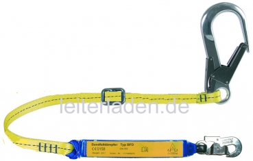 Verbindungsmittel Gurtband Typ GB 27 mit Bandfalldämpfer verstellbar Art. 11191