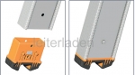 Layher Combigrip - Leiternfuß für 64 mm Holm 1 Paar (2 Stck.) Artikel 6492.810